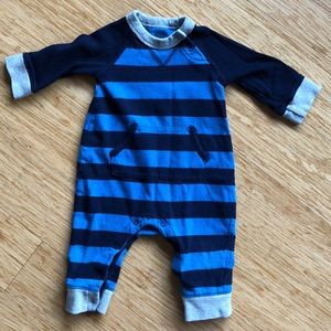 Baby Gap striped romper - size 6-12 months